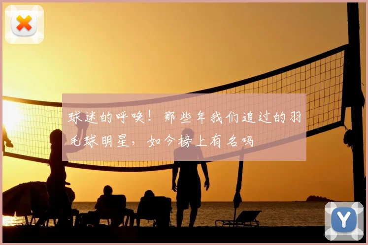 球迷的呼唤!那些年我们追过的羽毛球明星,如今榜上有名吗